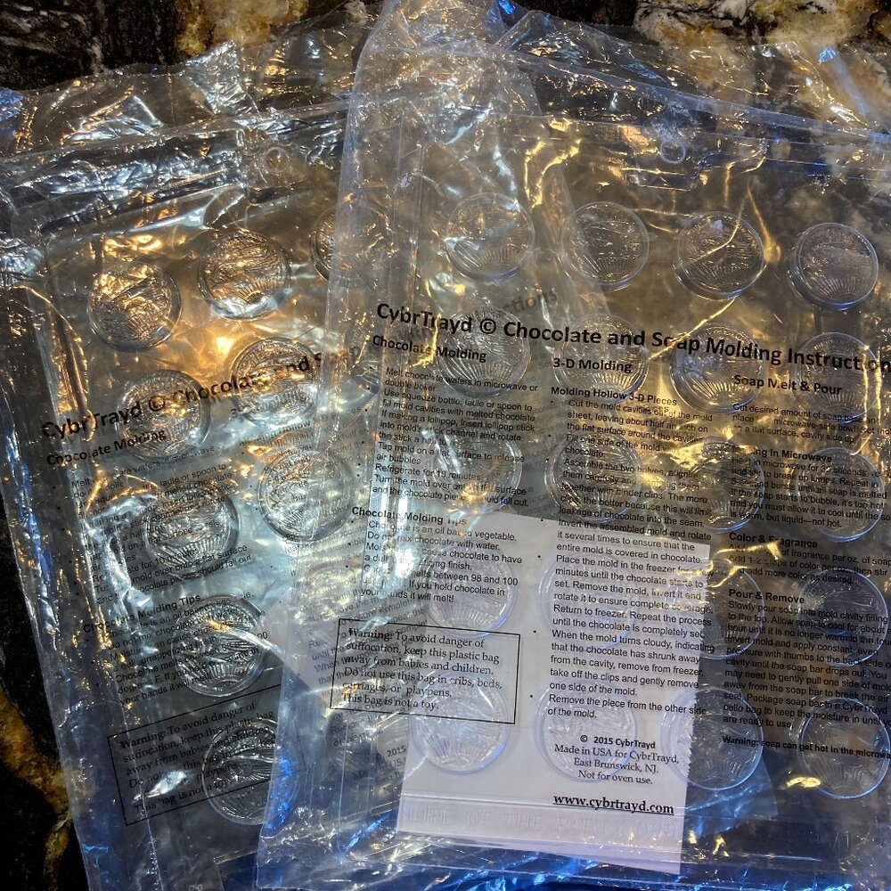 Coin Molds, set of 2 still in packaging